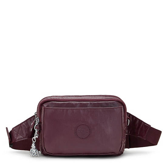 Kipling Abanu Multi Metallic Convertible Crossbody Táska Bordó | HU 1029OK